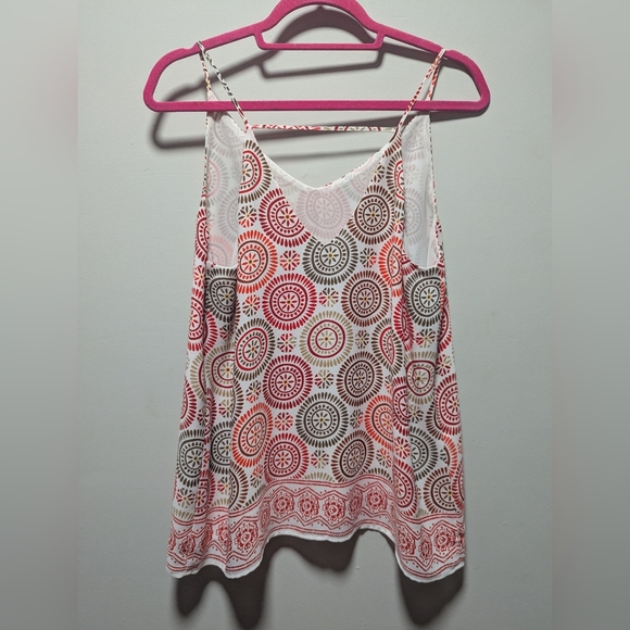LOFT Multicolor Patterned Tank Top - Picture 4 of 6